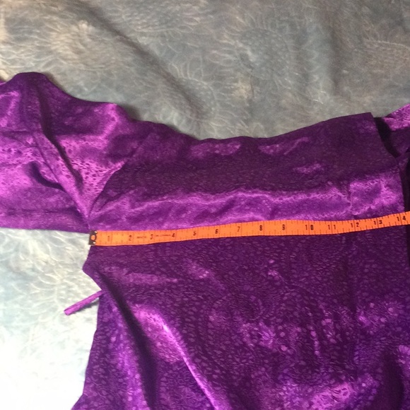 Victoria Secrets Silky Purple Lounge Cover-Up Robe - Picture 9 of 15